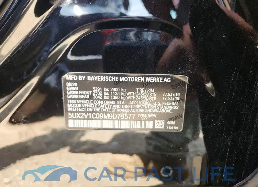 5UX2V1C09M9D79577# 13
