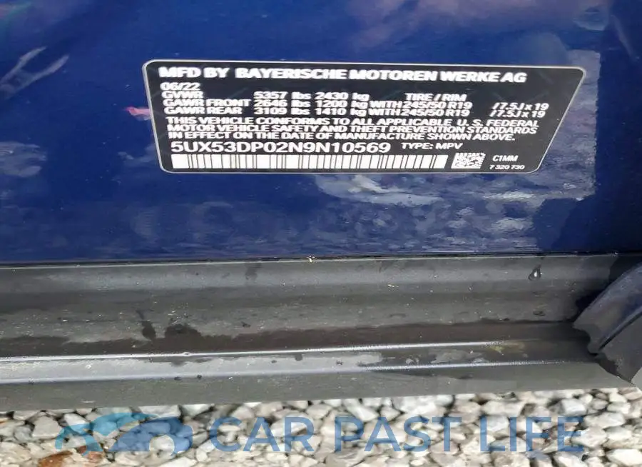 5UX53DP02N9N10569# 13