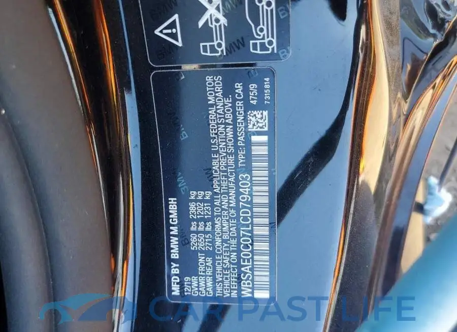 WBSAE0C07LCD79403# 12