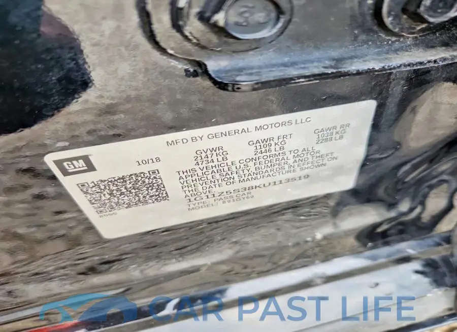 1G11Z5S38KU113519# 12