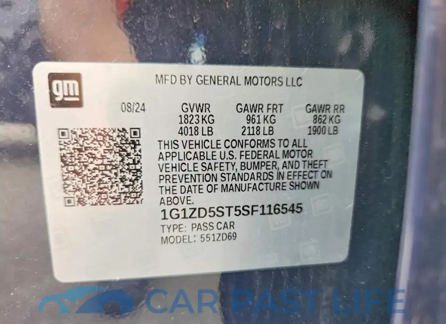 1G1ZD5ST5SF116545# 12