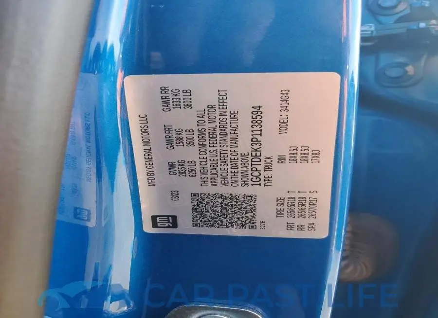 1GCPTDEK3P1138594# 12