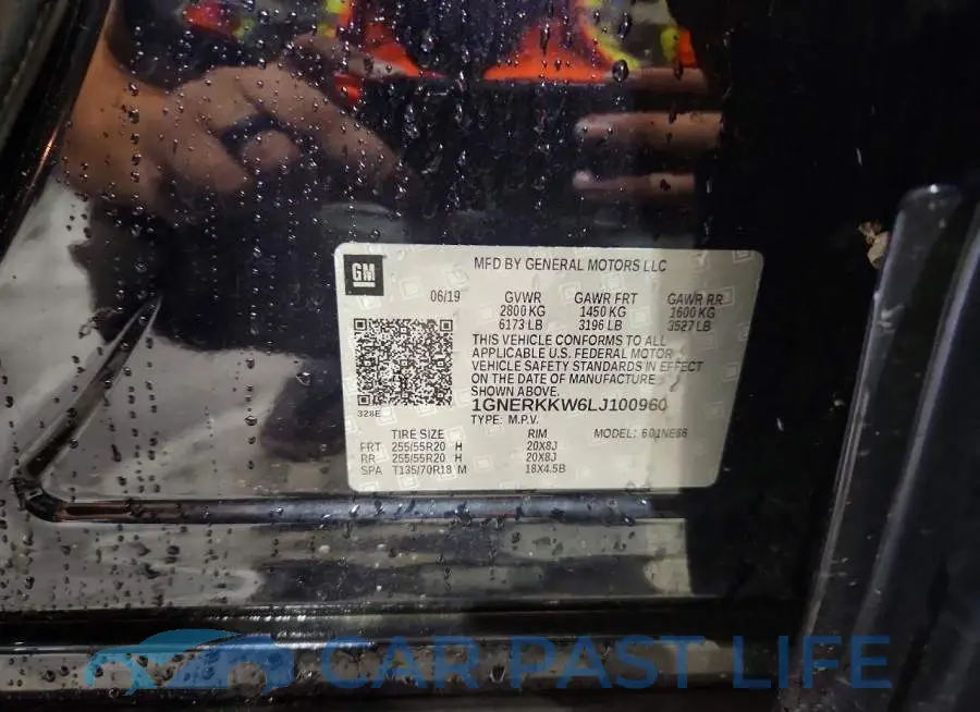 1GNERKKW6LJ100960# 14
