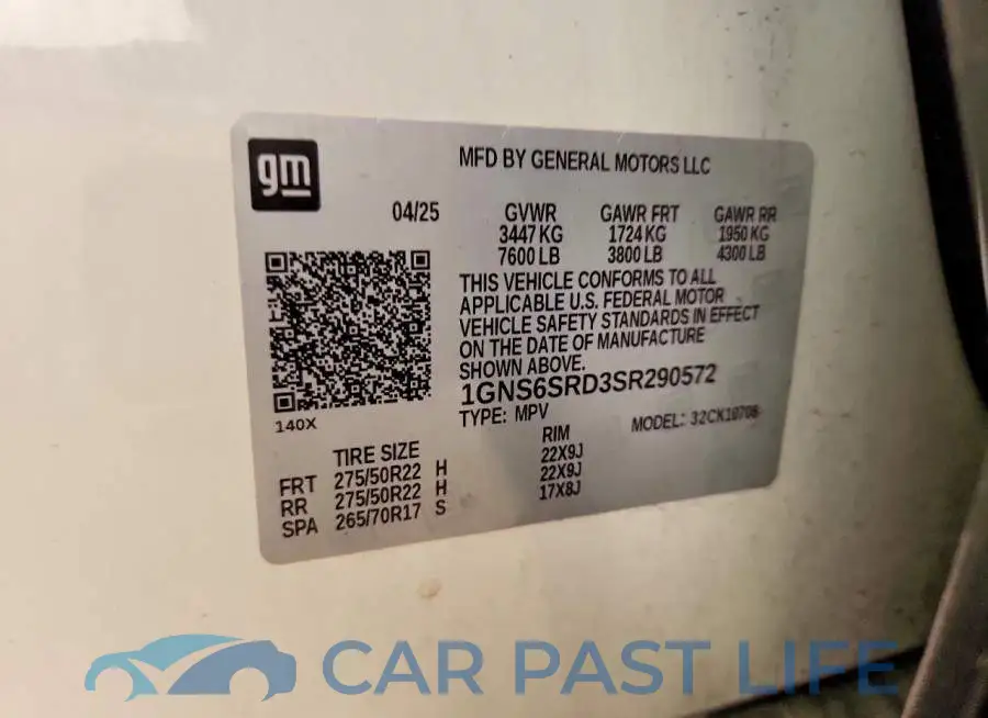 1GNS6SRD3SR290572# 14