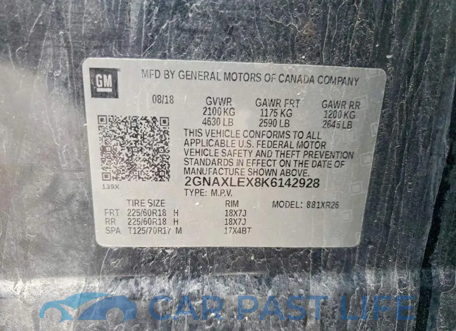 2GNAXLEX8K6142928# 12