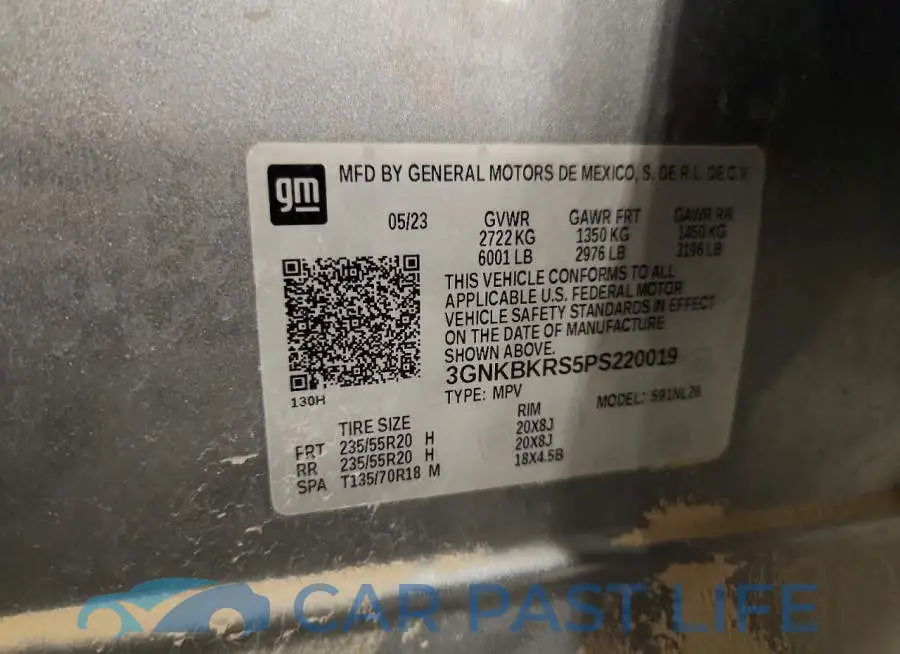 3GNKBKRS5PS220019# 13