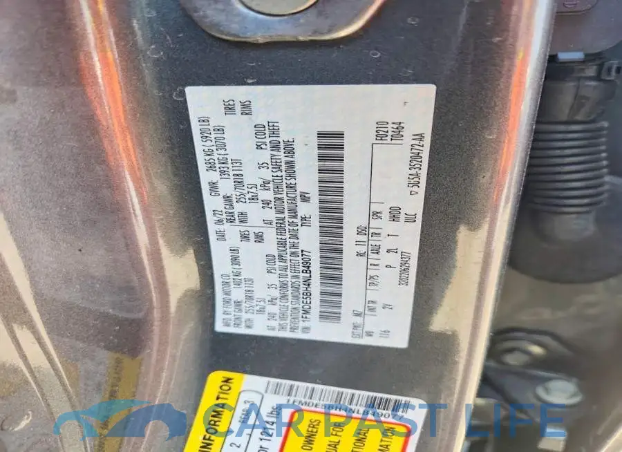 1FMDE5BH4NLB49077# 13