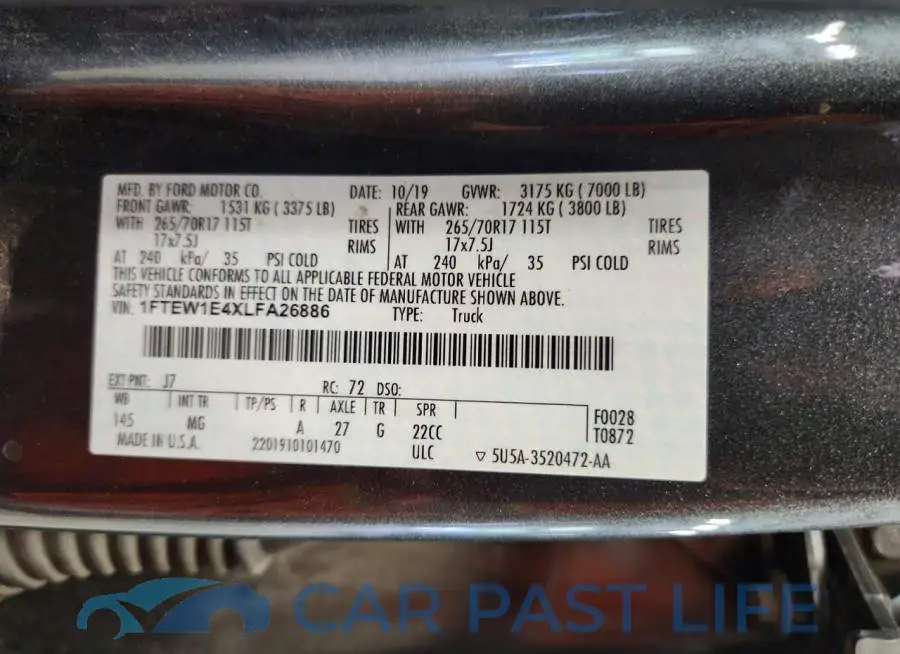 1FTEW1E4XLFA26886# 12