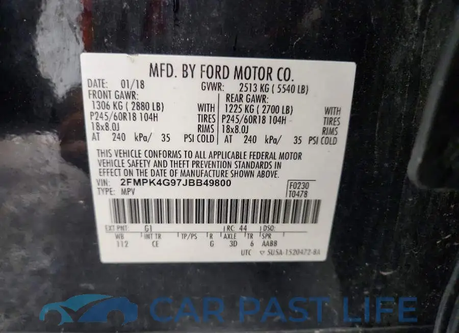 2FMPK4G97JBB49800# 13