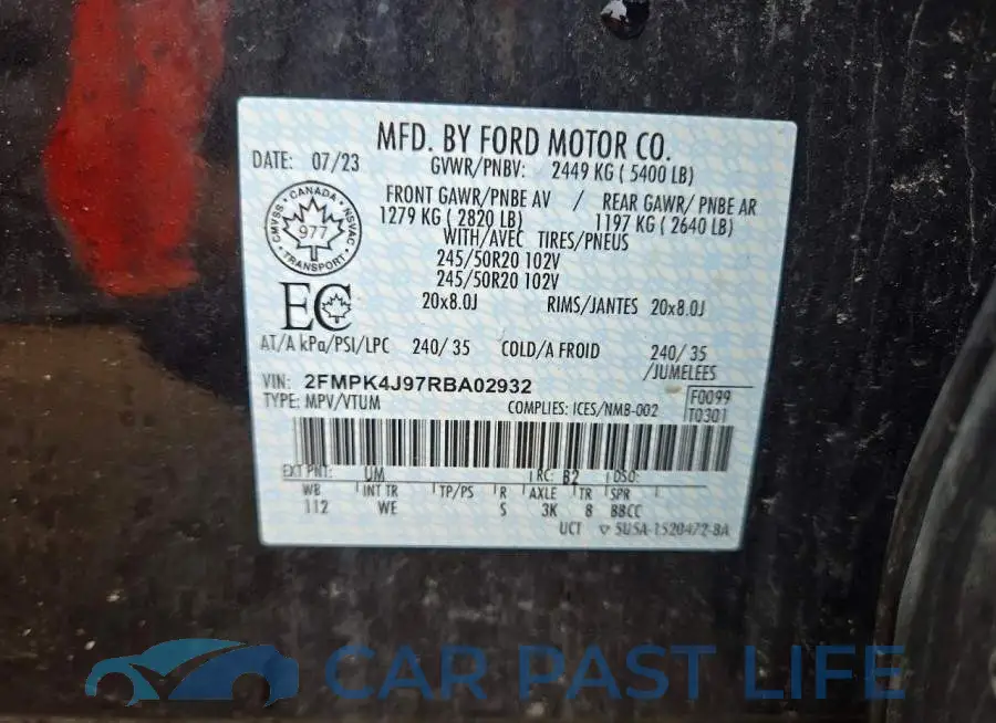2FMPK4J97RBA02932# 13