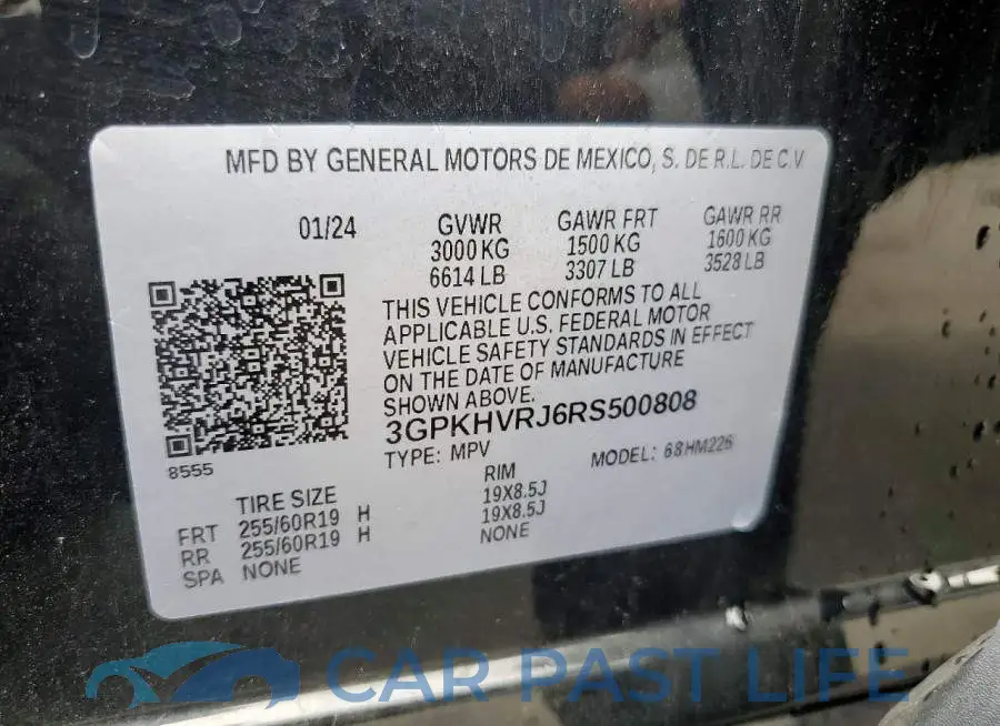 3GPKHVRJ6RS500808# 14