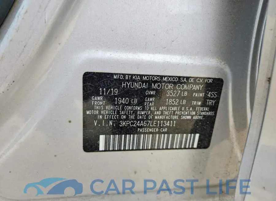 3KPC24A67LE113411# 12