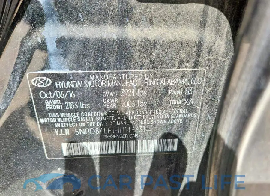 5NPD84LF1HH143331# 13
