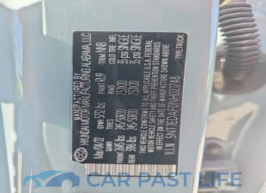 5NTJEDAF0NH021748# 13