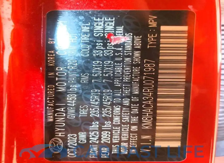 KM8HACA34RU071987# 13