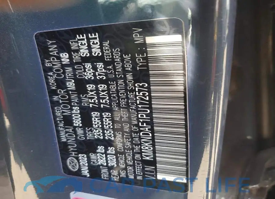 KM8KNDAF1PU172573# 13