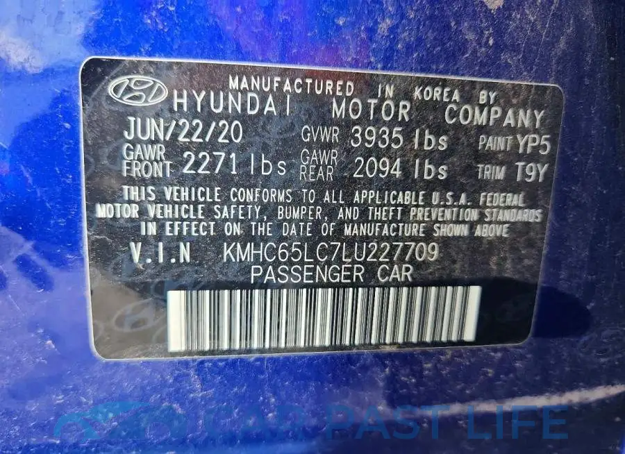 KMHC65LC7LU227709# 12
