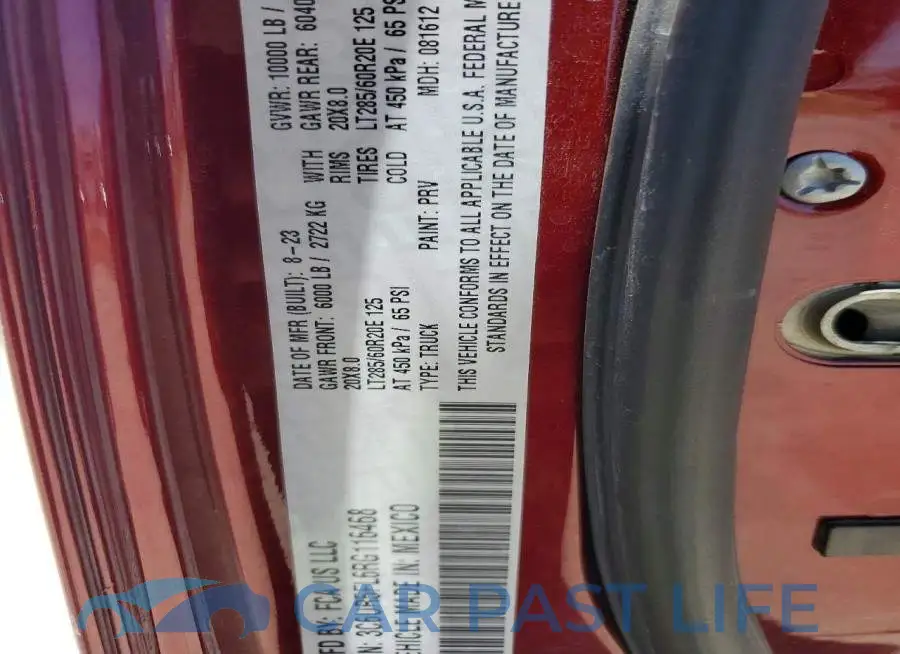 3C6UR5FL6RG116468# 12