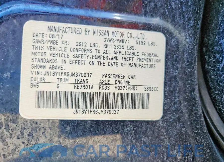JN1BY1PR6JM370037# 12