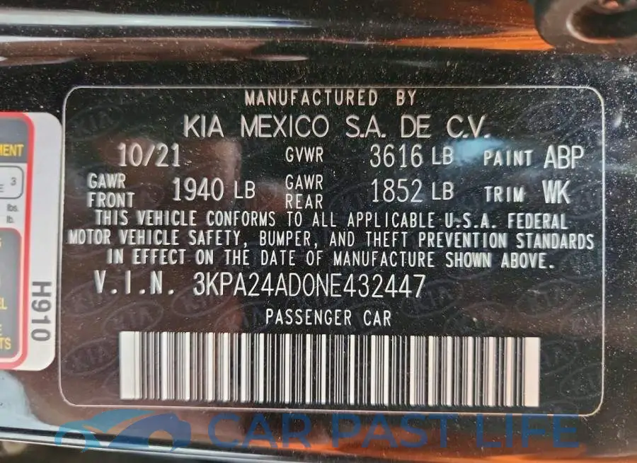 3KPA24AD0NE432447# 12