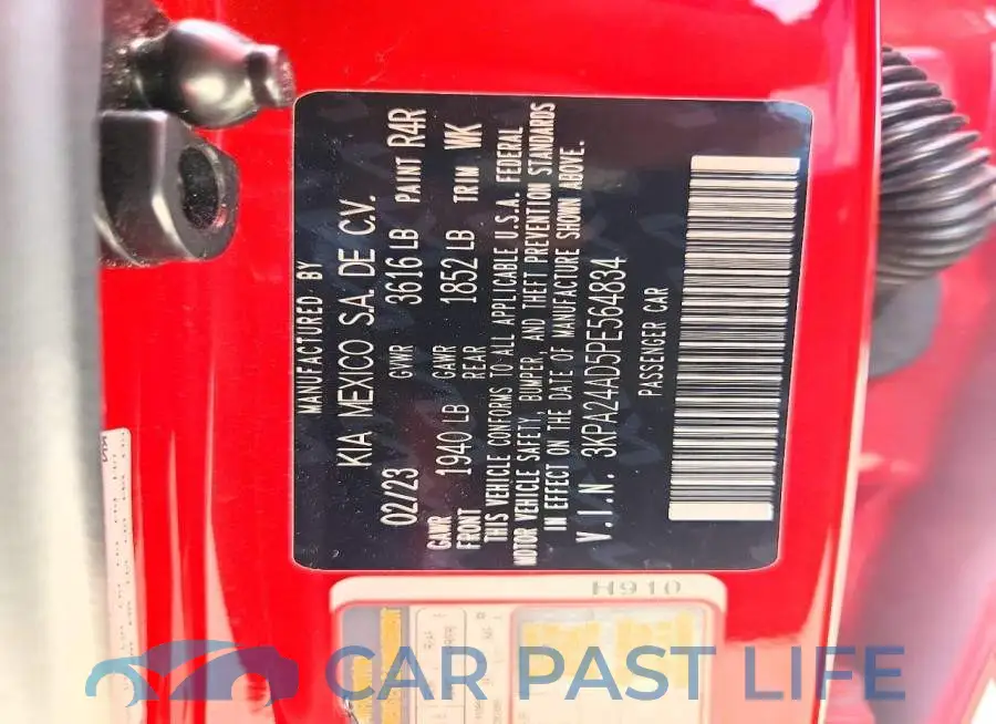 3KPA24AD5PE564834# 13