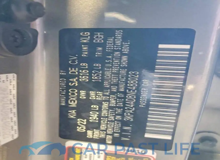 3KPA24AD8NE488023# 12