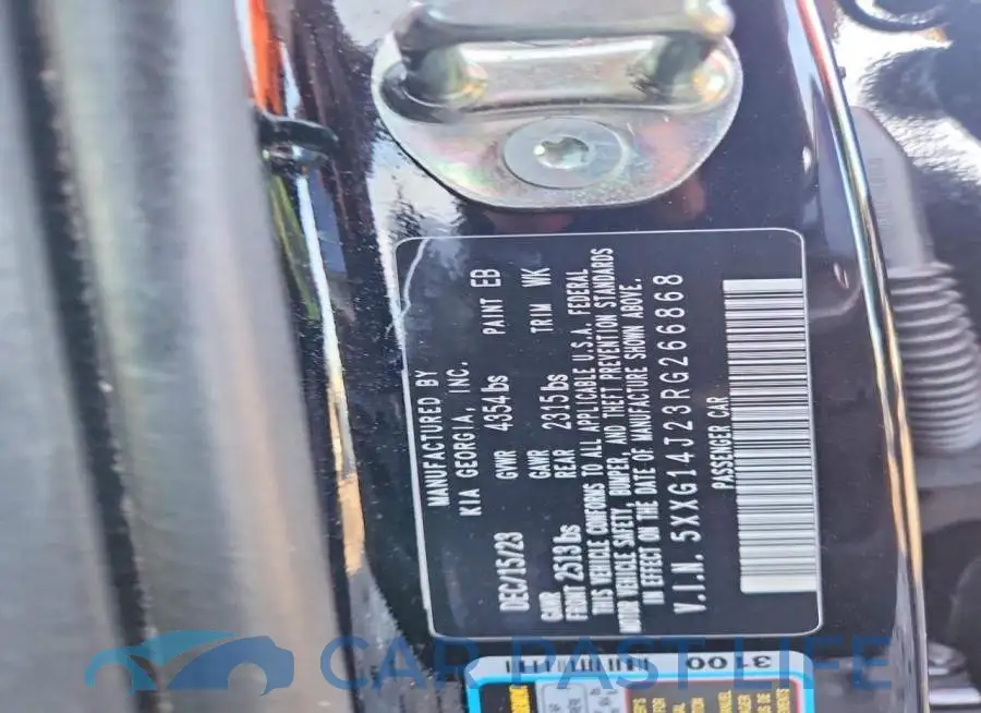 5XXG14J23RG266868# 12
