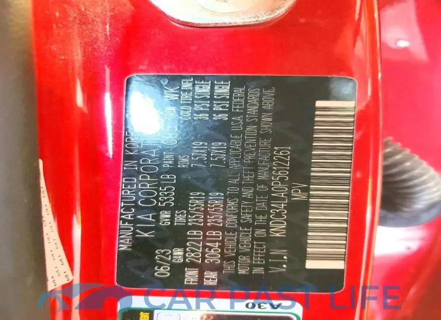 KNDC34LA0P5612261# 12