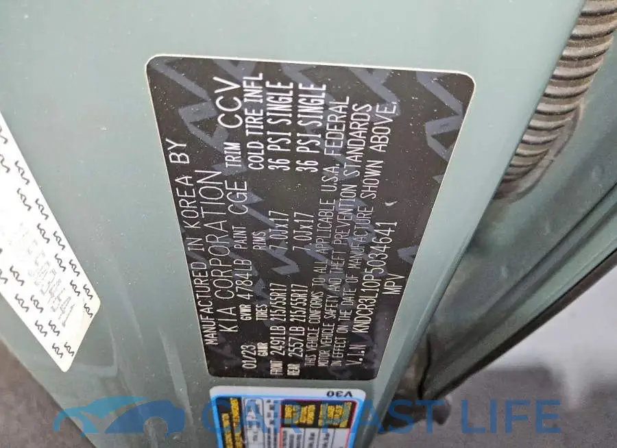 KNDCR3L10P5034641# 14