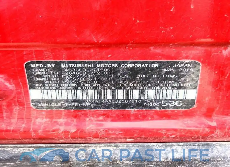 JA4AT4AA6JZ067610# 13