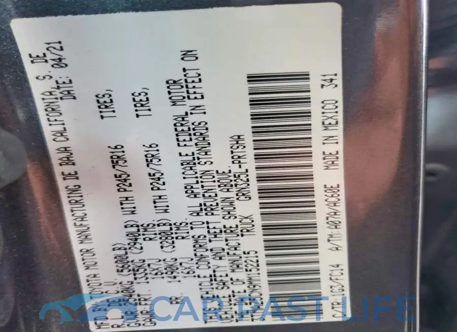 3TMAZ5CN9MM152215# 13