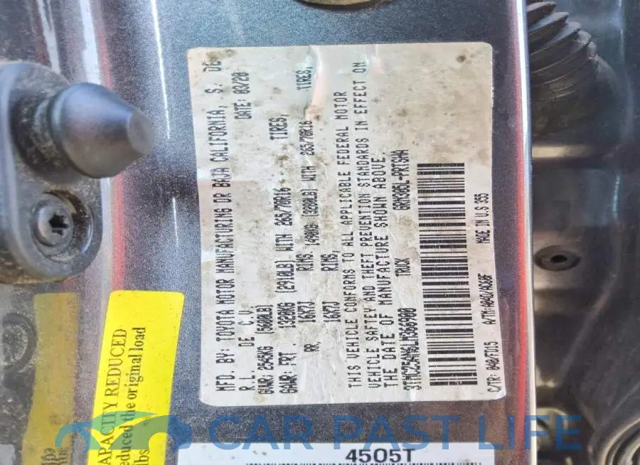 3TMCZ5AN6LM366900# 12