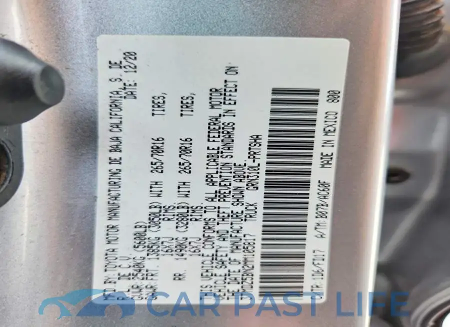 3TMDZ5BN2MM105817# 12