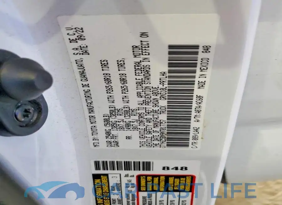 3TYHZ5BN9NT017757# 12