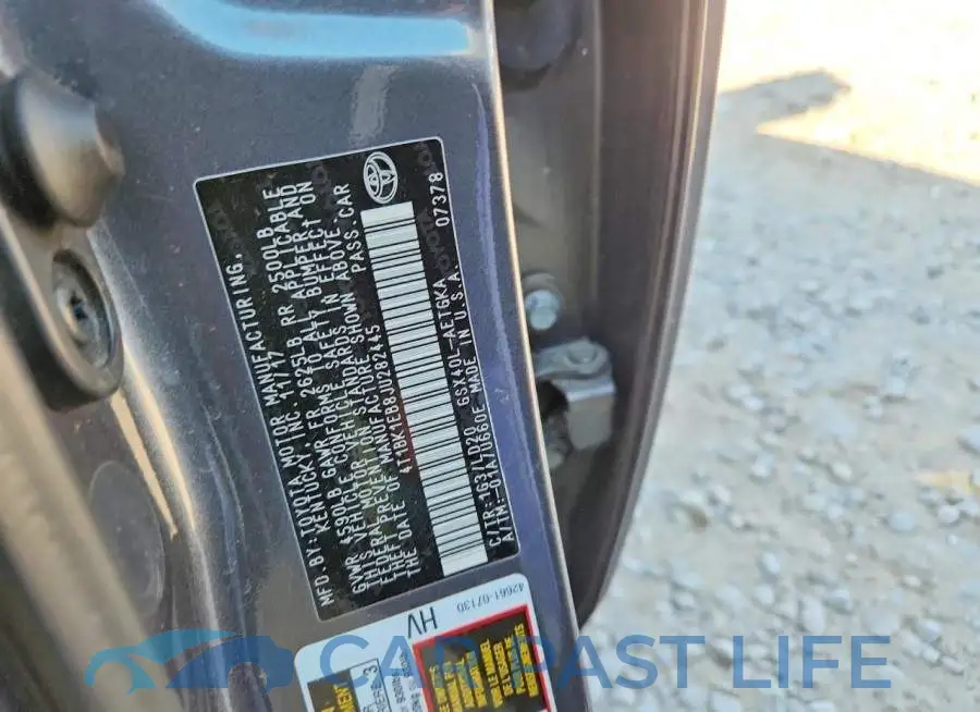 4T1BK1EB8JU282445# 13