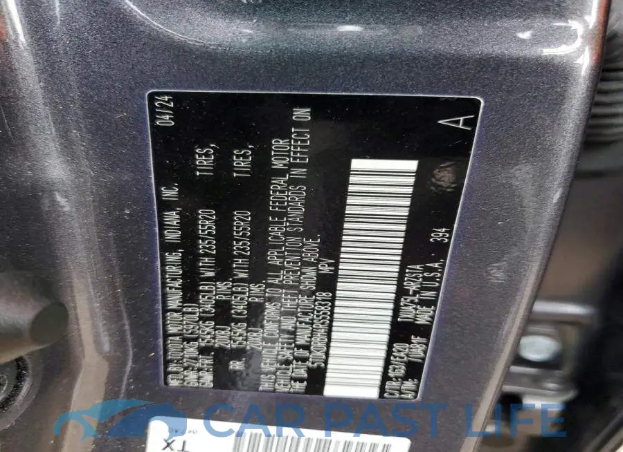 5TDKDRBH4RS558318# 13