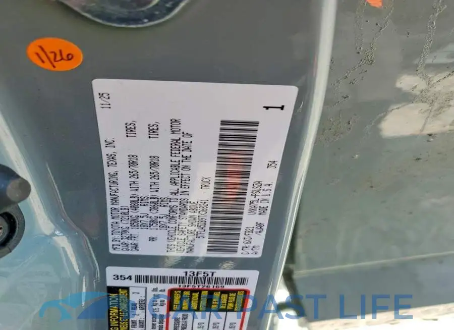 5TFLA5DB9TX368241# 12