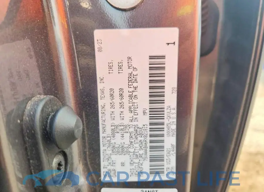7SVAAABA6RX021815# 14