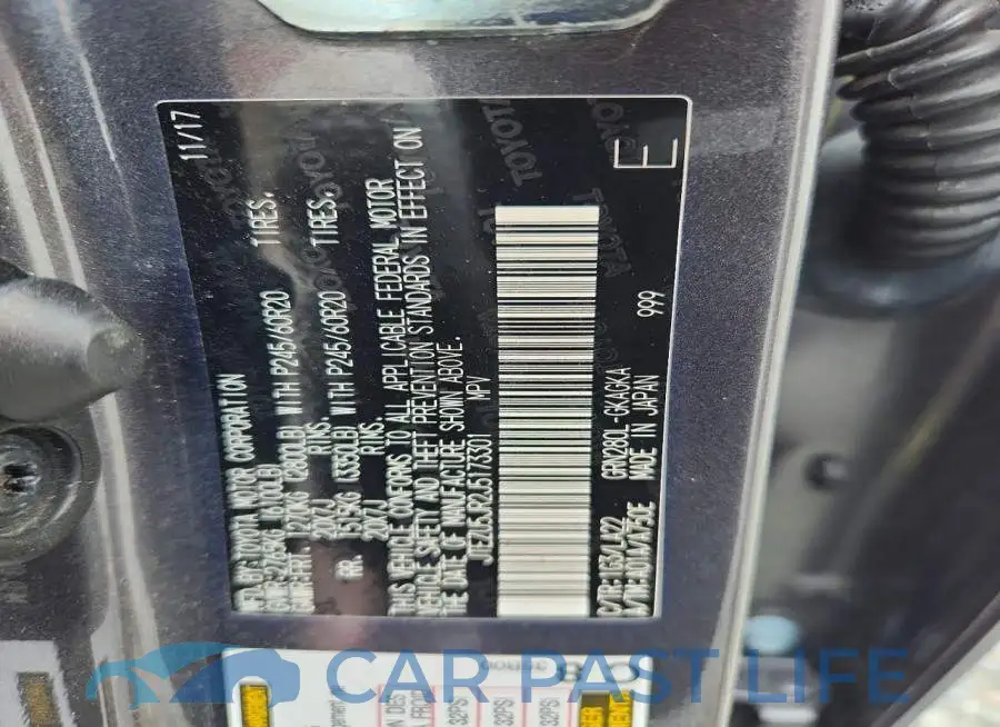 JTEZU5JR2J5173301# 13