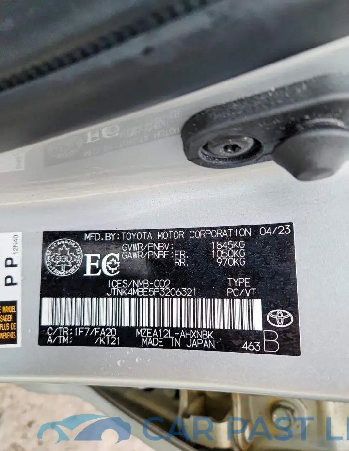 JTNK4MBE5P3206321# 13