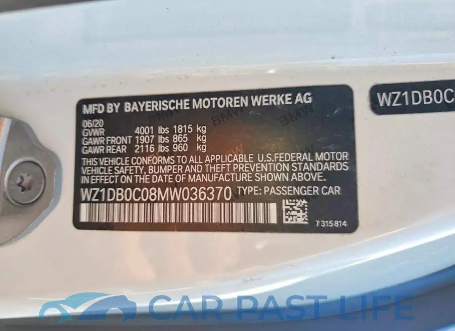 WZ1DB0C08MW036370# 12