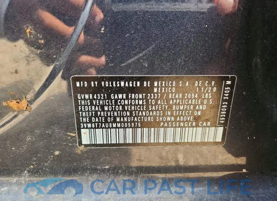 3VW6T7AU8MM005975# 12