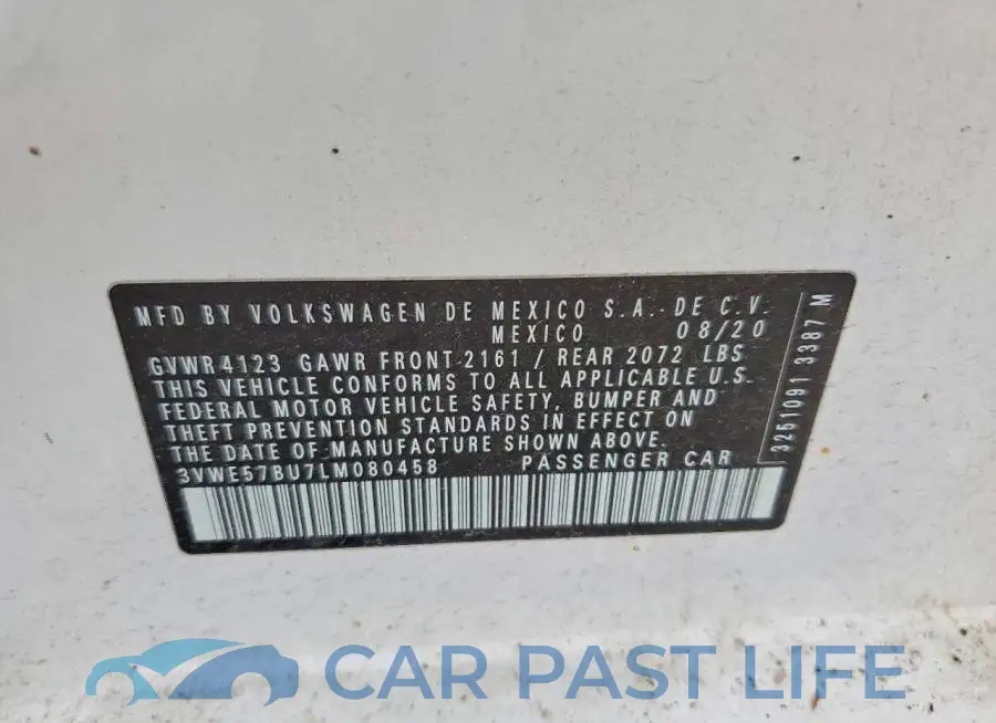 3VWE57BU7LM080458# 12