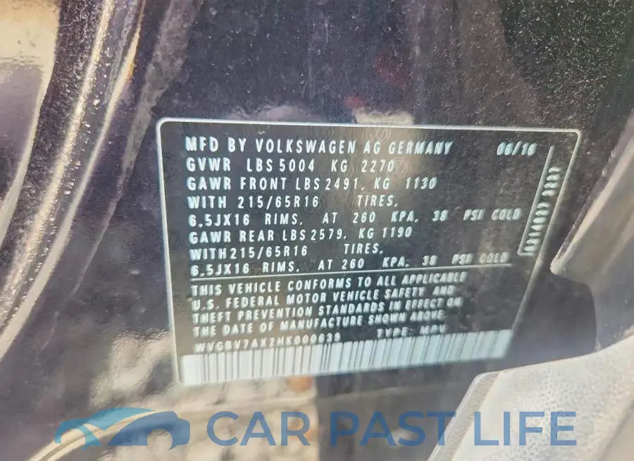 WVGBV7AX2HK000639# 13