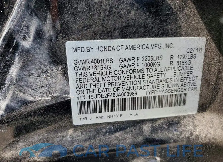 19UDE2F46JA003989# 12