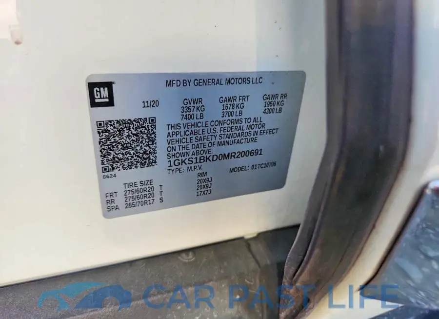 1GKS1BKD0MR200691# 13