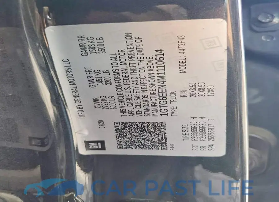 1GTG6EEN4M1110614# 12