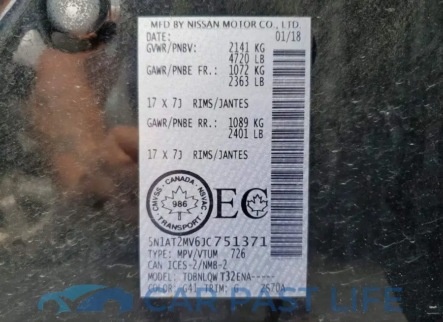5N1AT2MV6JC751371# 14