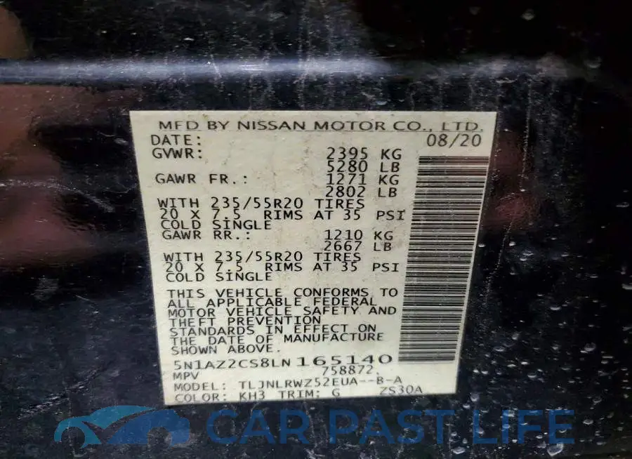 5N1AZ2CS8LN165140# 13