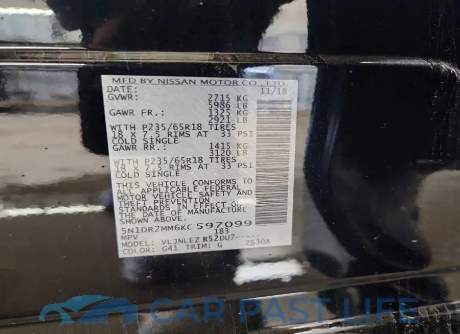 5N1DR2MM6KC597099# 12